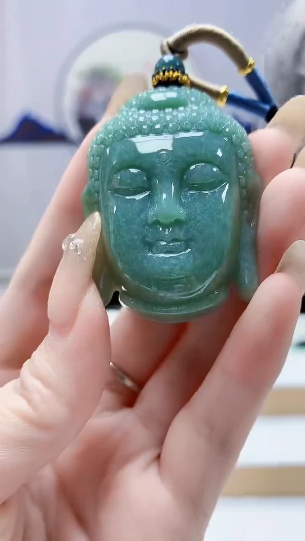 未镶嵌定制翡翠4917DD-毛货挂件100