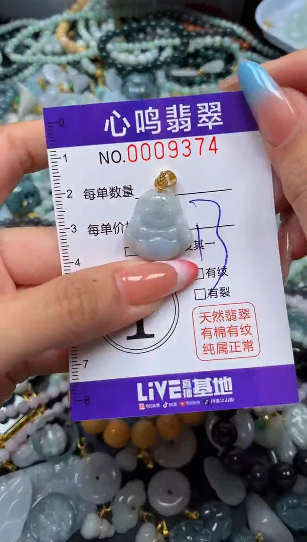翡翠未镶嵌颈饰闪购009374