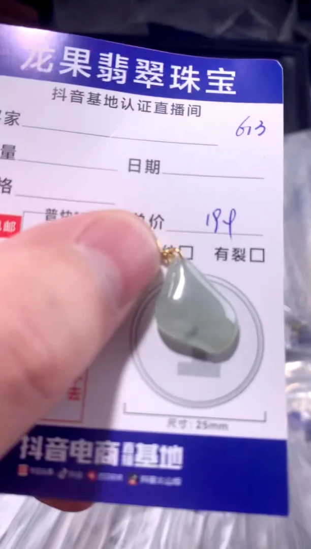 颈饰未镶嵌翡翠随形613
