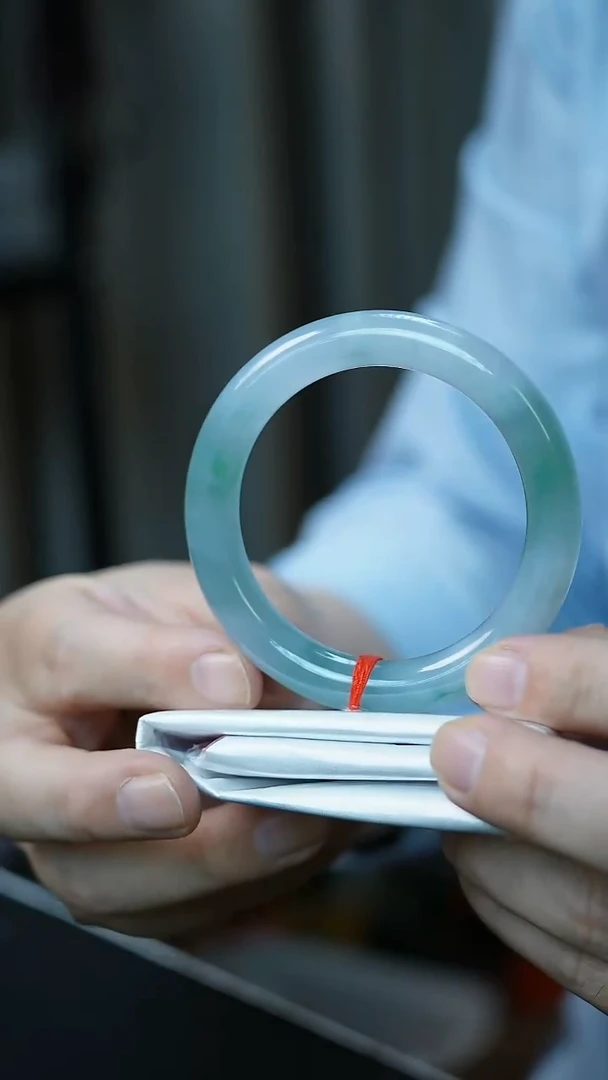 未镶嵌手镯翡翠28号-54圆条【纹】/D/1