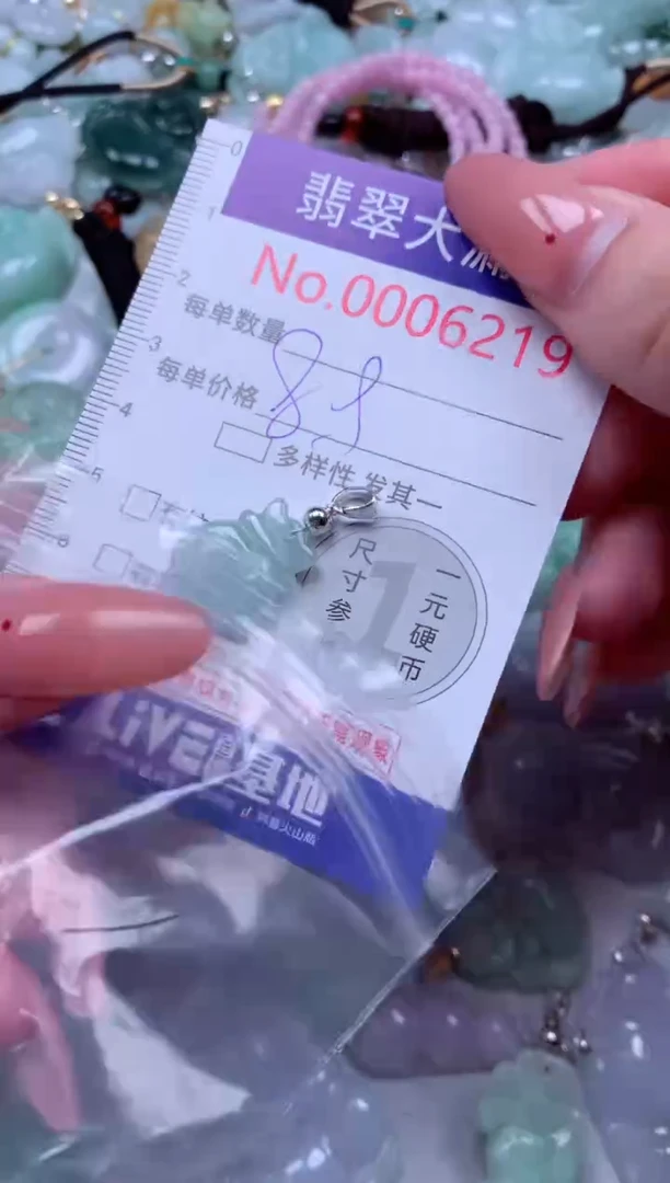 吊坠(不含链)未镶嵌翡翠6219