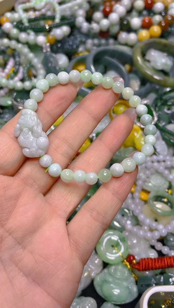 颈饰未镶嵌翡翠5mm