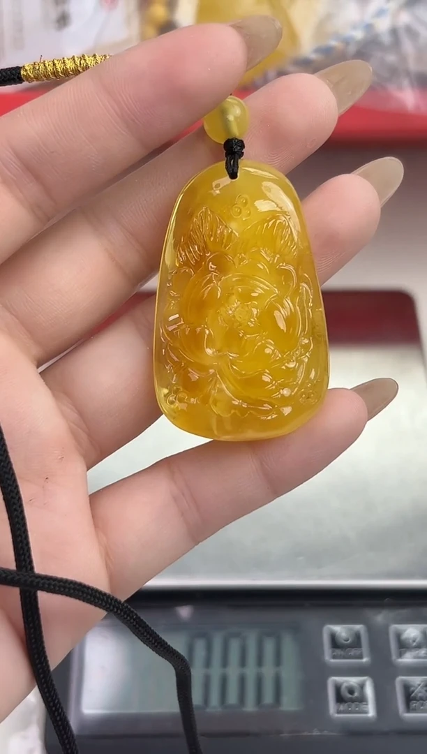 裸石琥珀未镶嵌天然琥珀蜜蜡吊坠