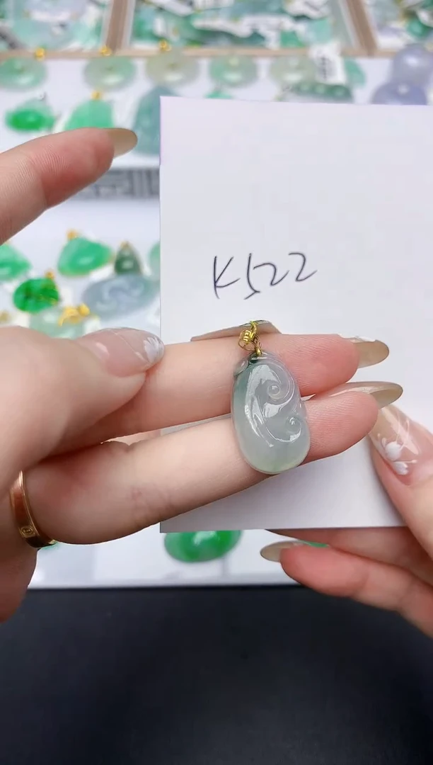 翡翠未镶嵌颈饰天然缅甸翡翠A货