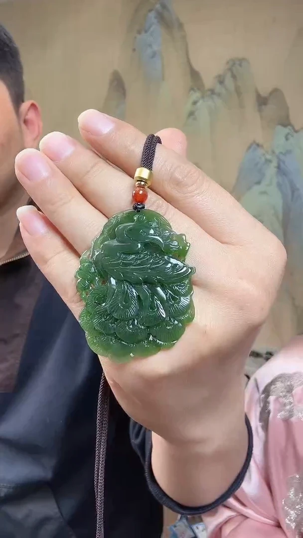 颈饰未镶嵌和田玉鸥*.