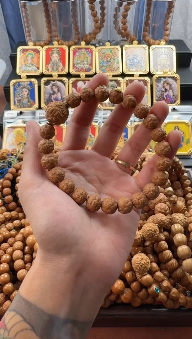 手串猴头核桃饕餮四标手工二等送单颗雕刻返油