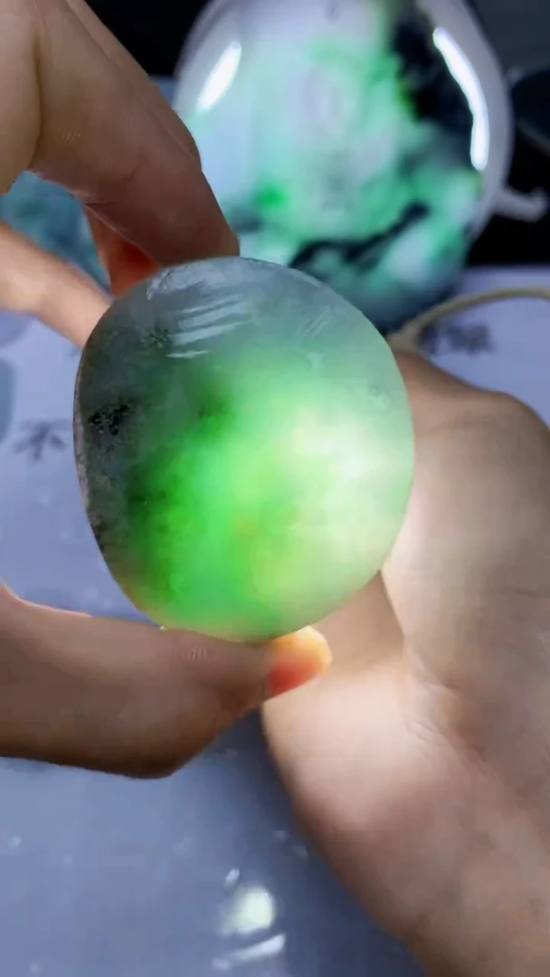 翡翠裸石冷**心翡翠裸石缅甸天然A货翡翠2758