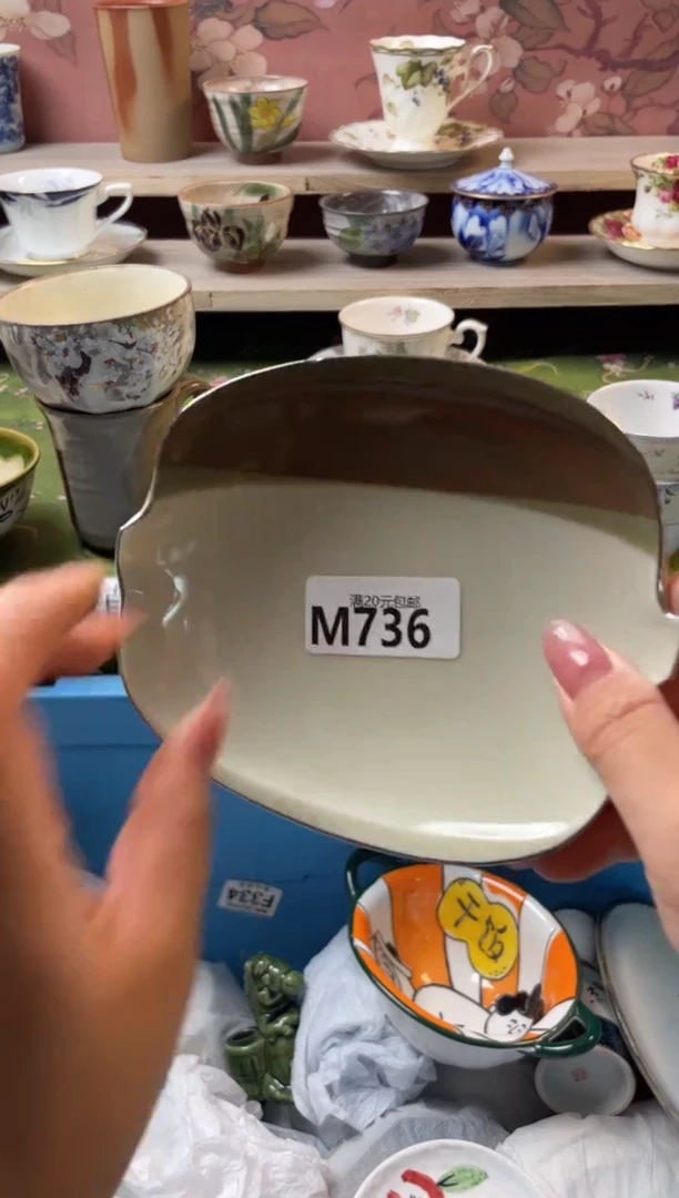 瓷片那*雨瓷器瓷器M736