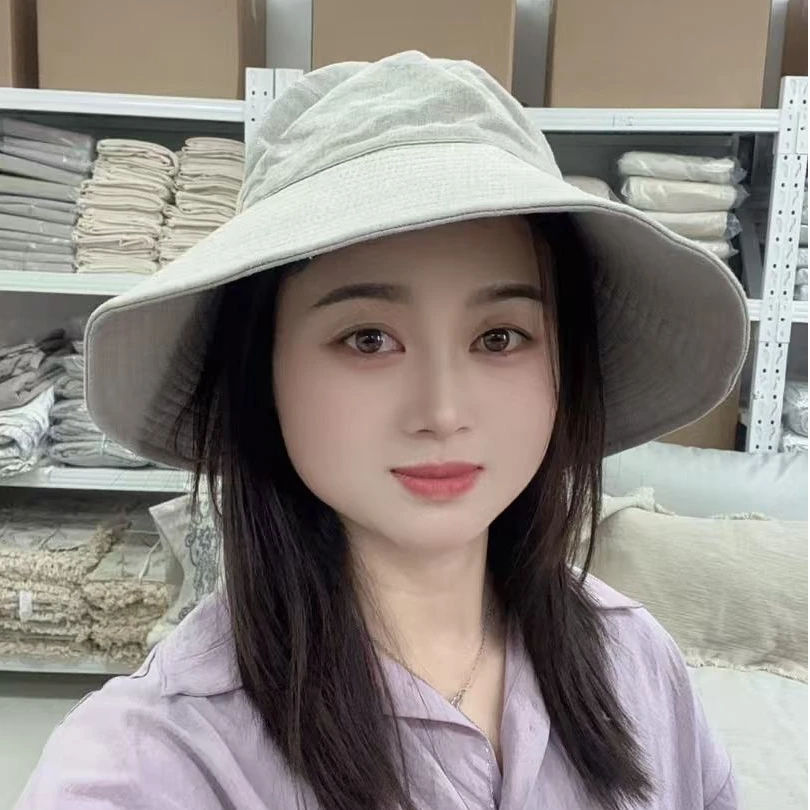 百分百汉麻雨露麻渔夫帽 遮阳帽 慵懒老钱风