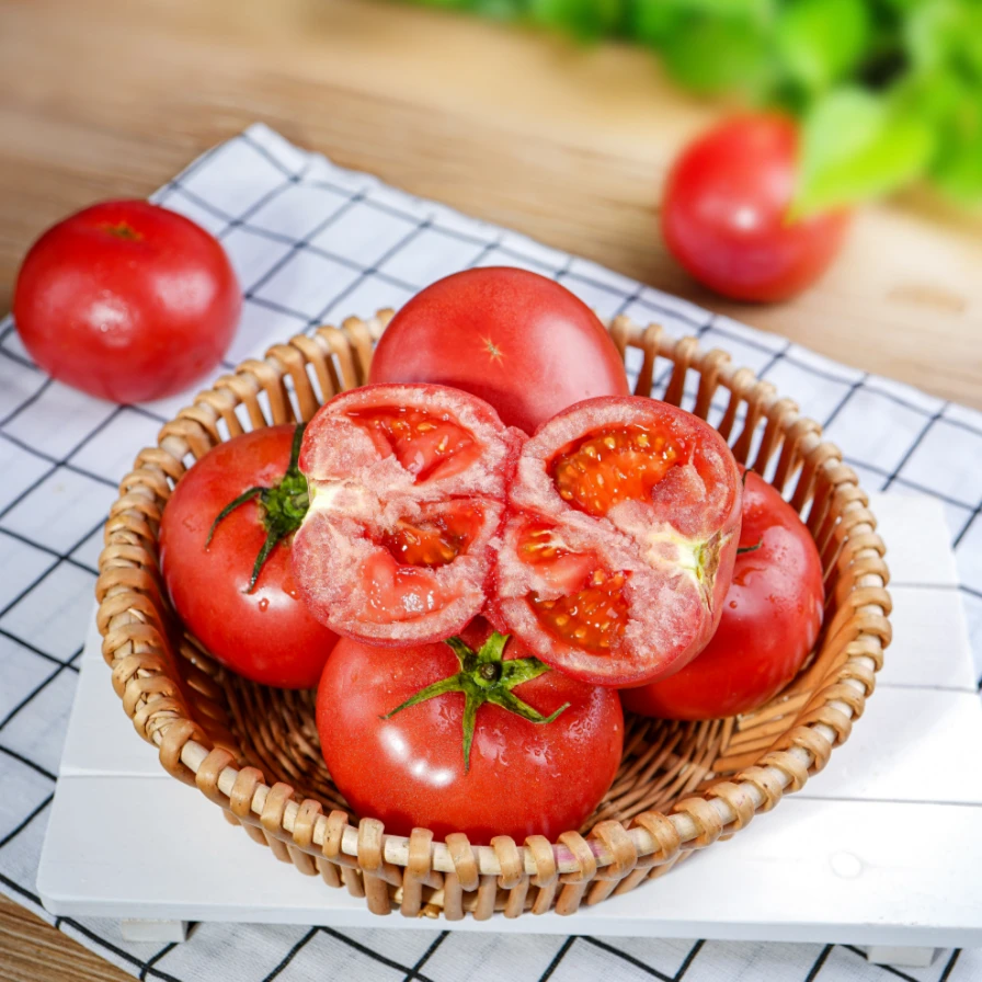 小宁【京东快递】攀枝花西红柿老品种沙瓤露天番茄酸甜5斤