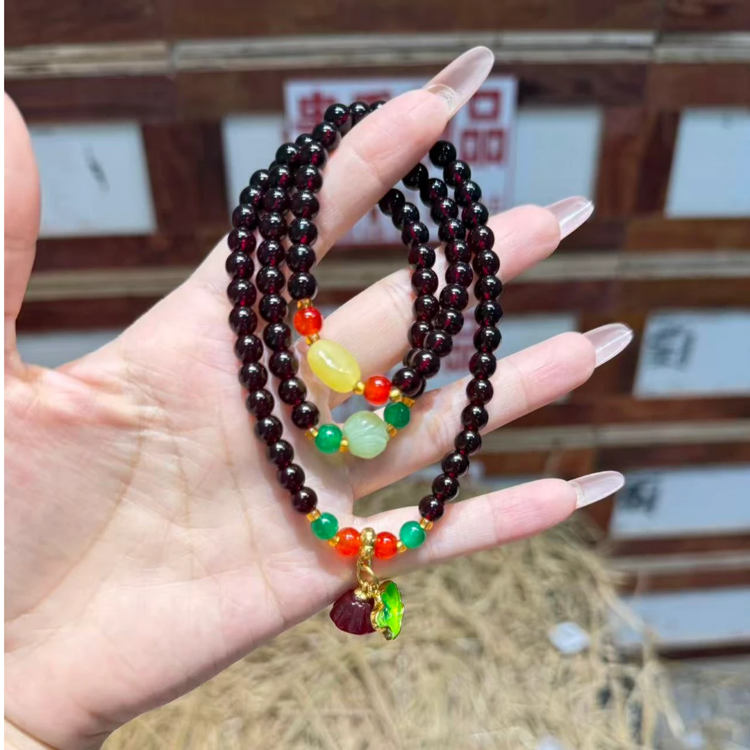 红色双圈手串无礼盒