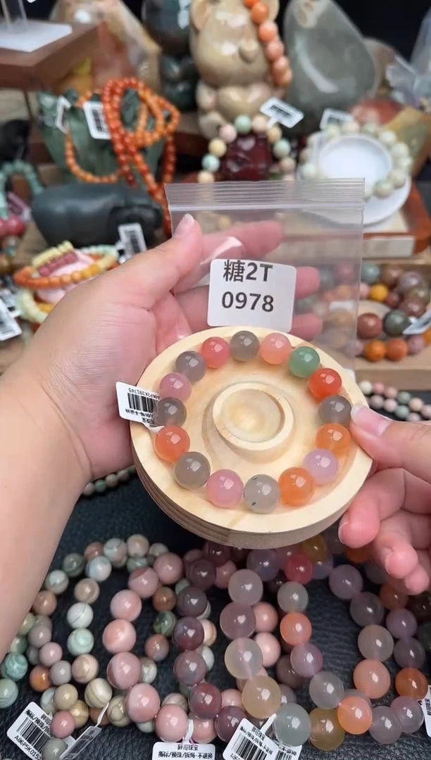 【闪购商品】石英质玉手链未镶嵌2T0978