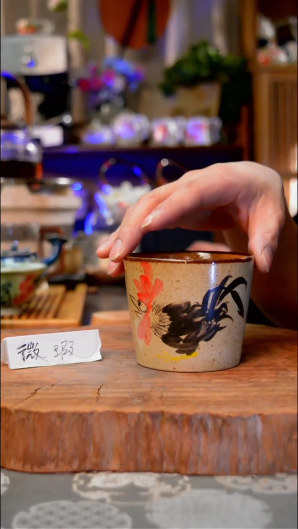 【闪购商品】杯子鸡景德镇纯手工手绘手绘