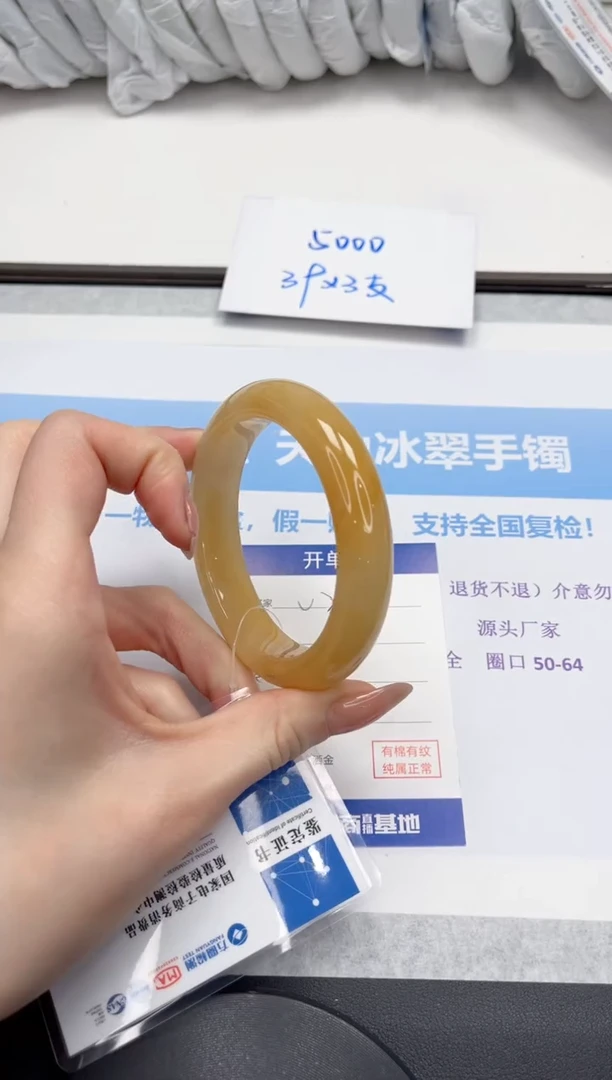 未镶嵌手镯石英质玉V22-60