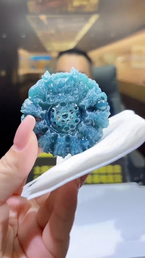 未镶嵌定制翡翠40/1224/C/多样性发其一件/龙