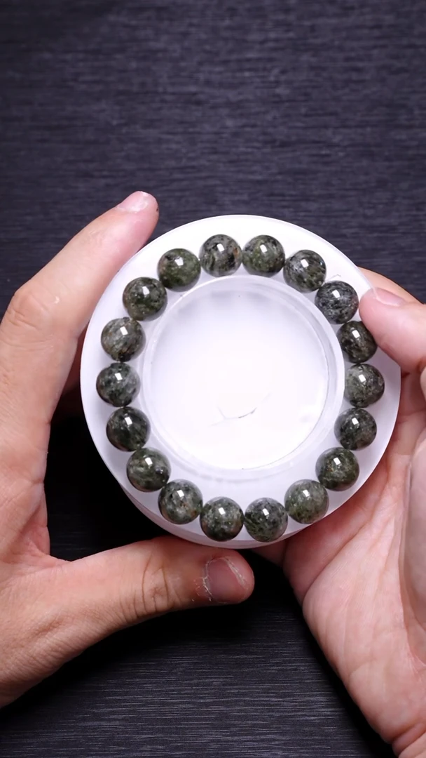 【闪购商品】水晶A10绿幽灵单圈11mm未镶嵌多样性发其一
