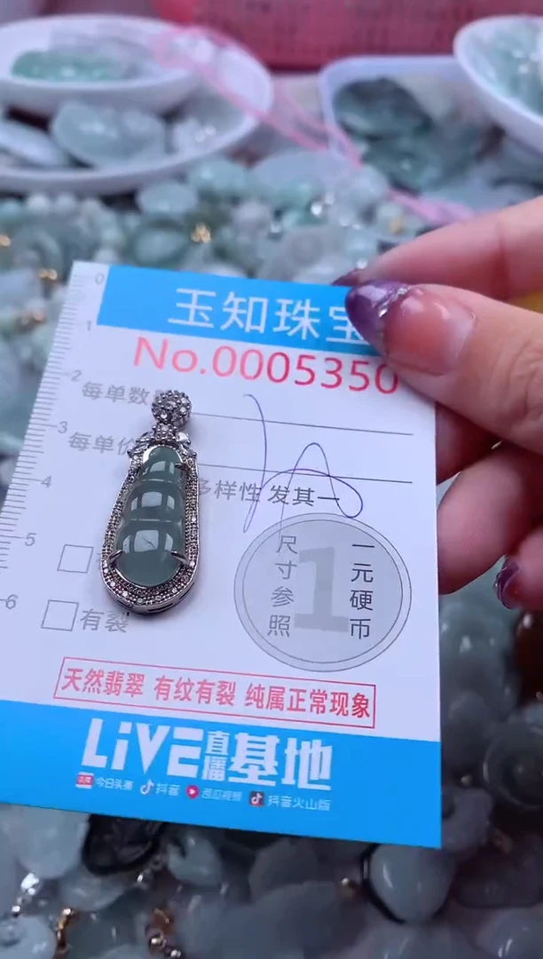 翡翠未镶嵌吊坠(不含链)5350