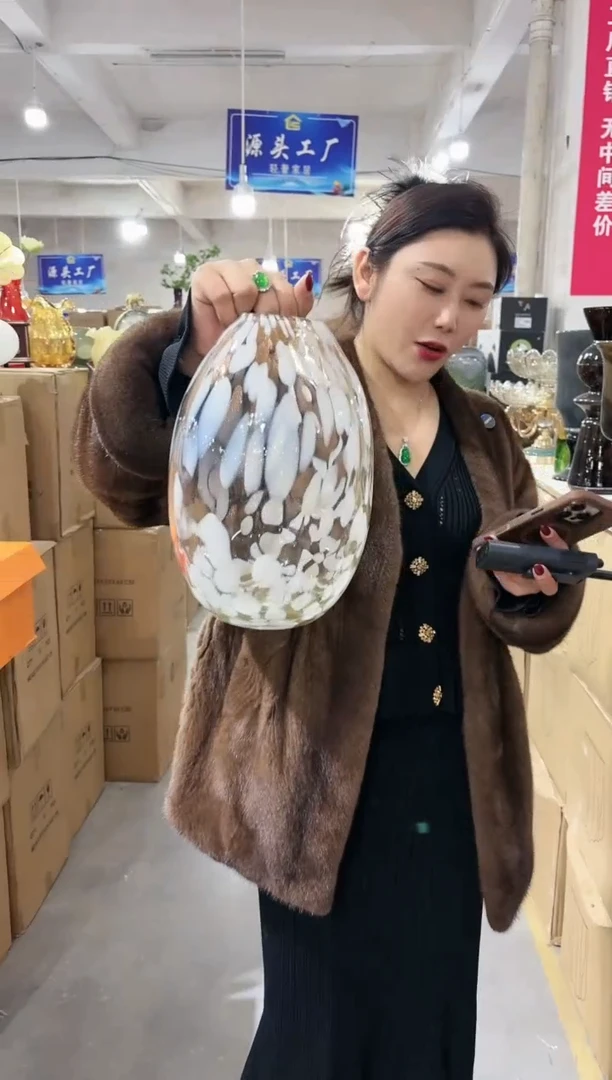 【闪购商品】玻璃私花贸易祁祁-微瑕--KXA82