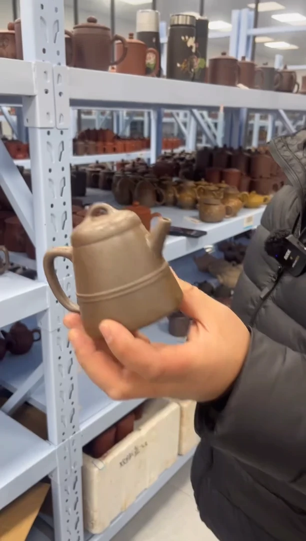 【闪购商品】紫砂茶杯紫泥柴烧秦权