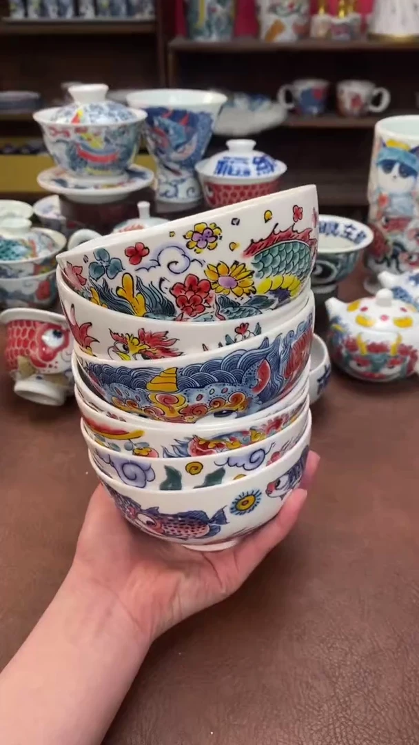 【闪购商品】7个饭碗景德镇昨明陶瓷