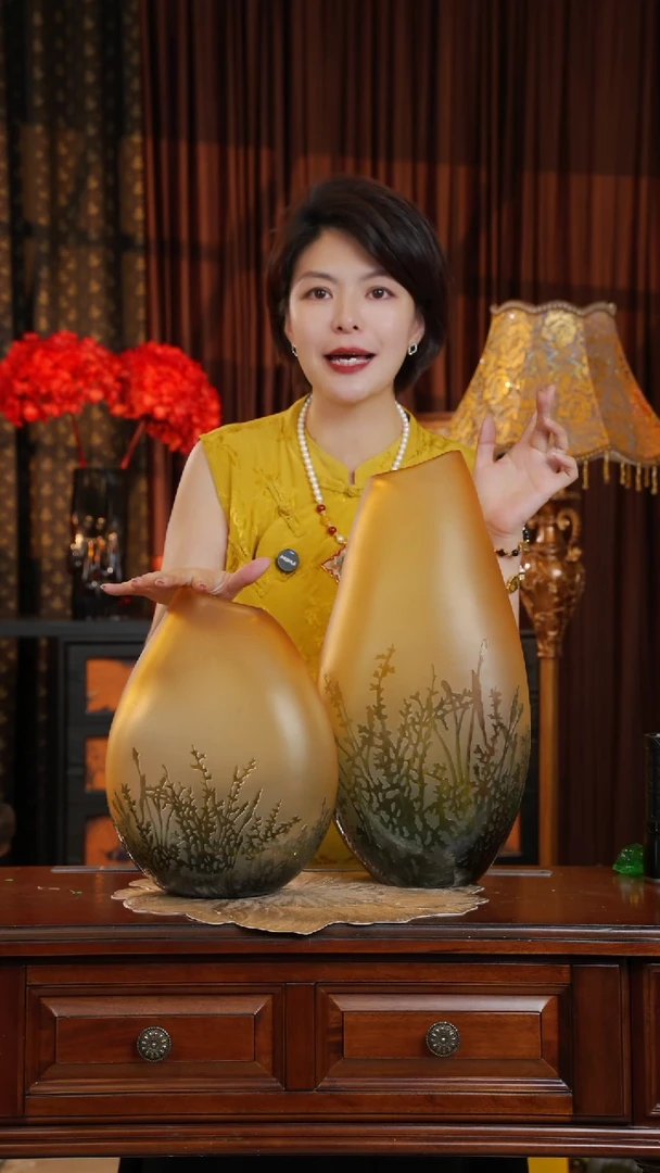 手工艺品琉璃晴川一套--微瑕