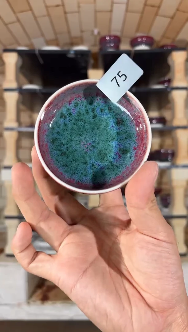 摆件精品窑变钧瓷茶器