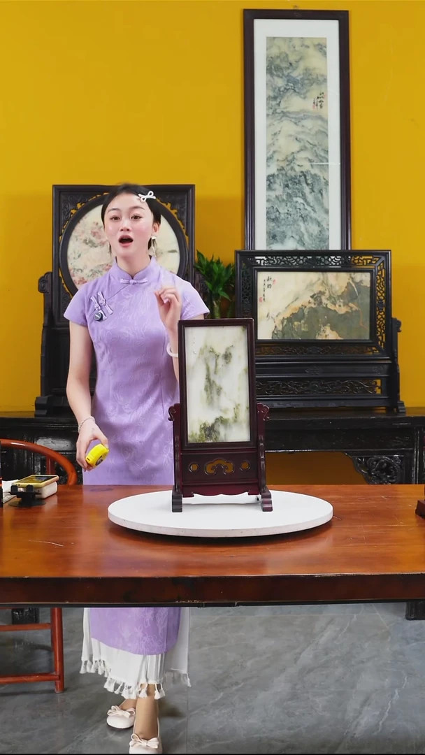 石材天然大理石画摆件