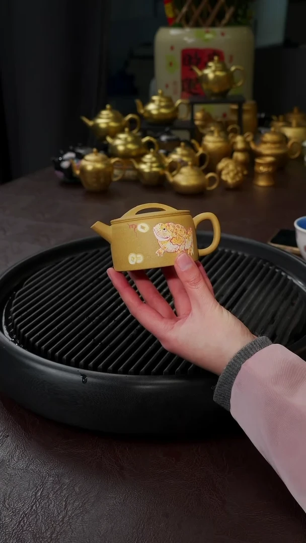 【闪购商品】杯【宜景窑紫砂】手绘壶4