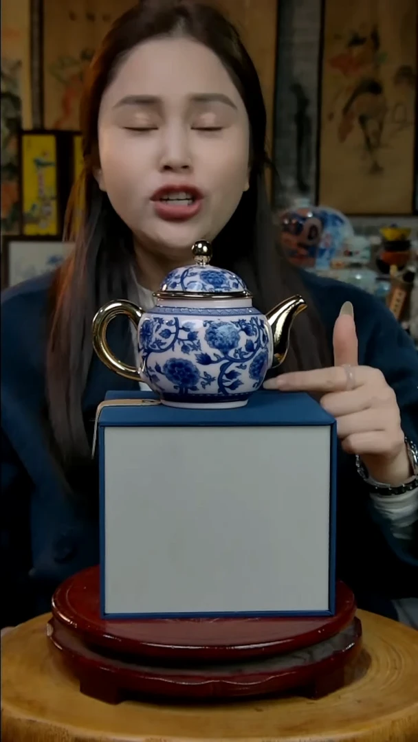 摆件陶景德镇陶瓷摆件596