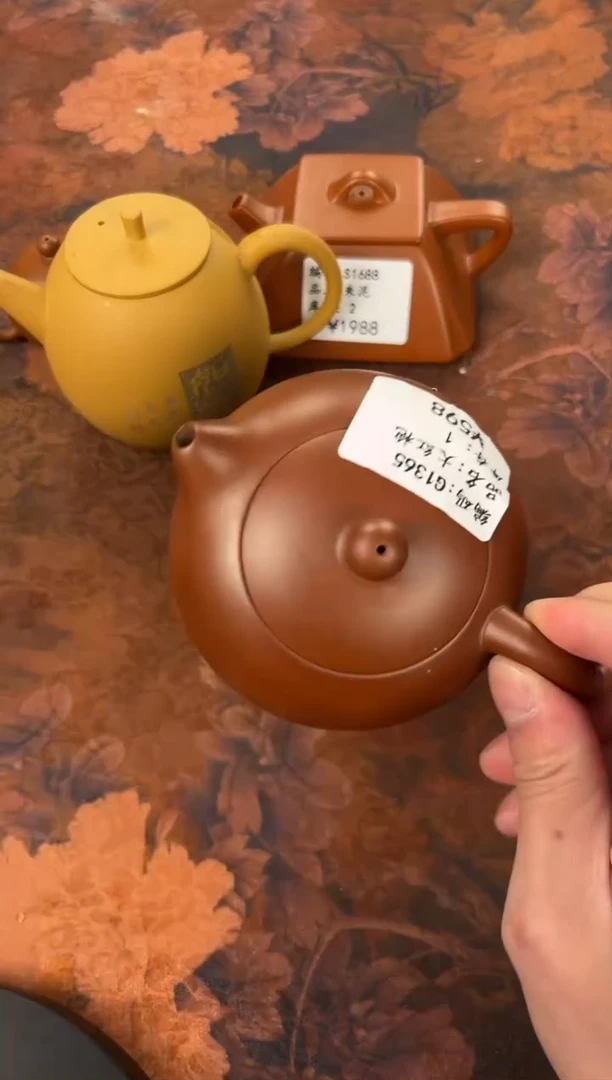 茶杯紫砂-大红袍西施紫砂壶