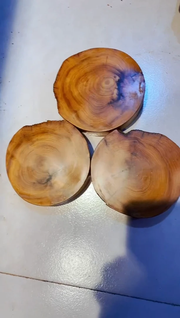 柏木（崖柏）茶杯垫随机单个太行崖柏陈化手把手串