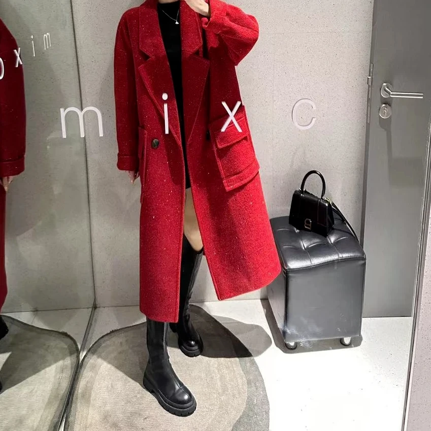 【亦瑶专属】冬季高品质百搭中长款大衣外套3DWQQ2752