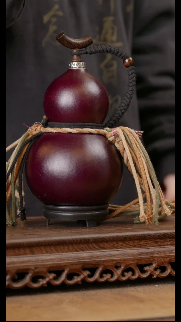 145号精品天然大漆酒葫芦一物一拍~