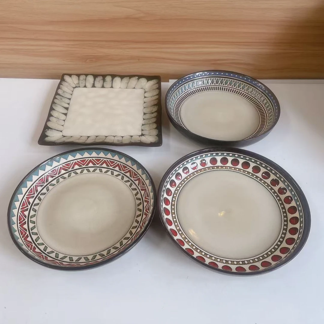 利利家8英寸深盘方盘混搭四只活动价图片款