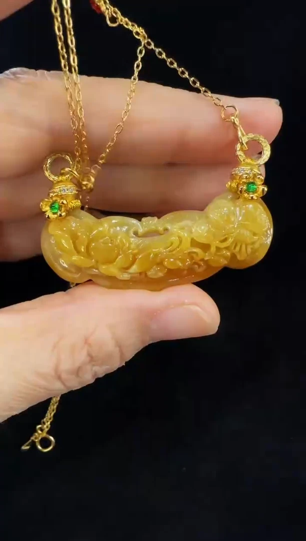 颈饰未镶嵌翡翠国风