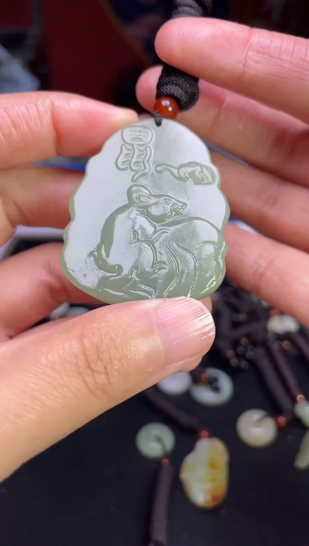 颈饰未镶嵌和田玉123