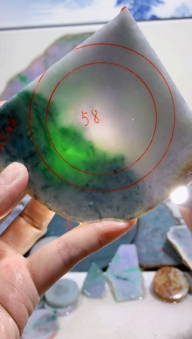 裸石翡翠0蒙0翡翠珠宝820