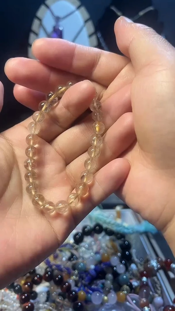 未镶嵌手链水晶天然发晶手链