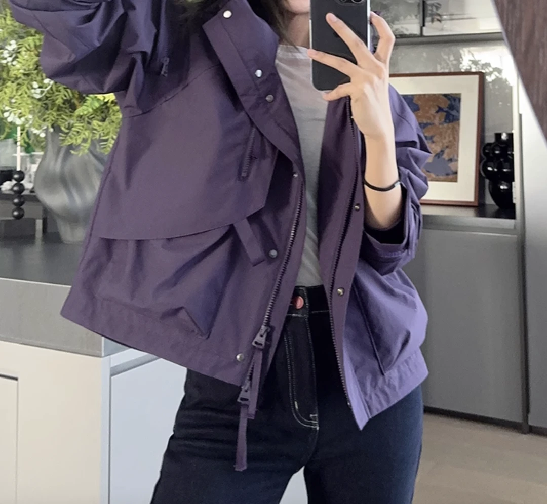 漂亮羊 探险少女外套 三合一户外连帽夹克 正正剪标