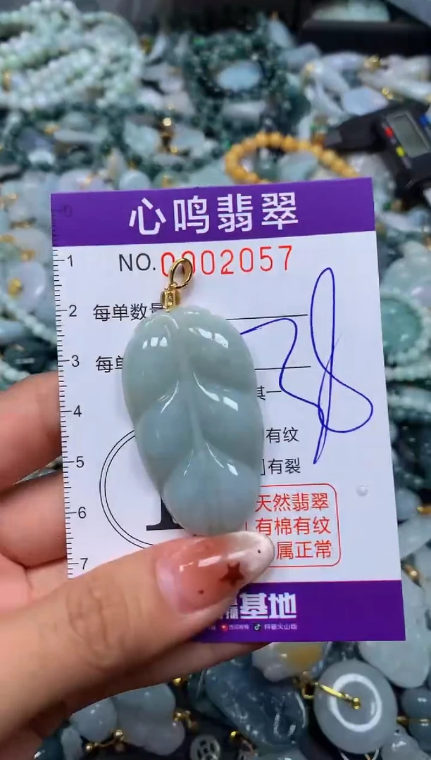 翡翠未镶嵌颈饰闪购002057