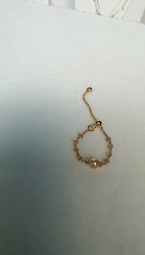 海水珍珠银S925镶嵌戒指戒指