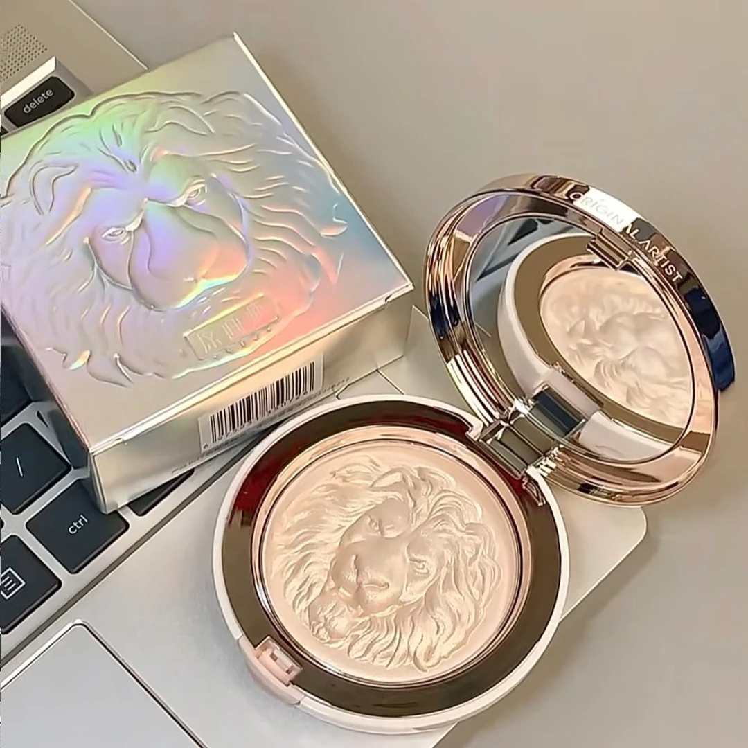 原画师狮子生姜高光专用粉饼11.5g提亮鼻头泪沟眼影细闪面部修容