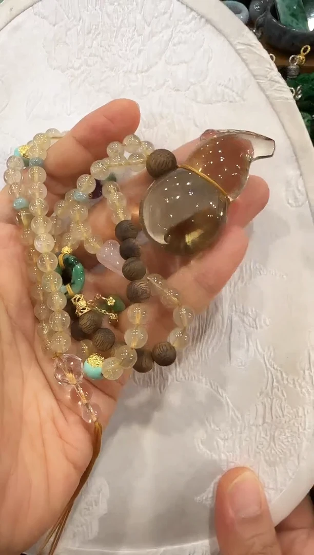 未镶嵌颈饰水晶国风