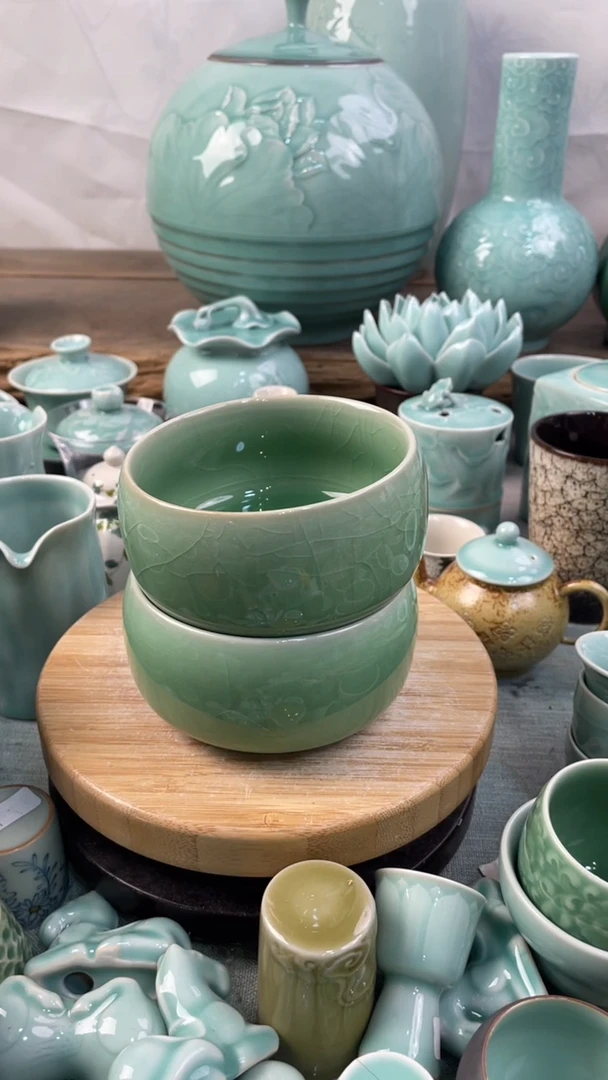 【闪购商品】2个 特价福利 微瑕 慧仙青瓷