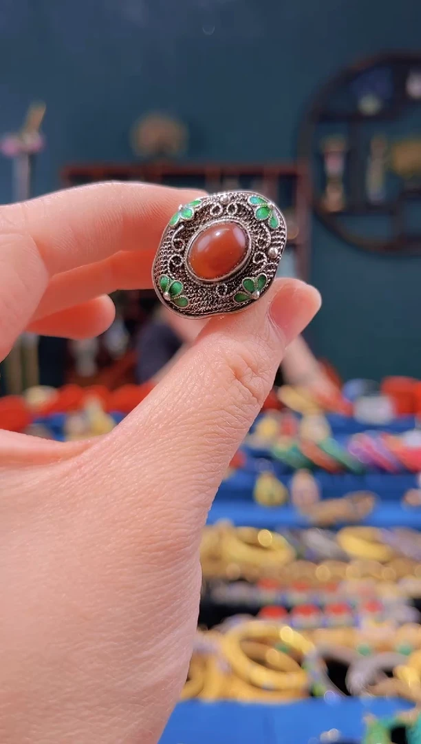 【闪购商品】花丝镶嵌戒指精品