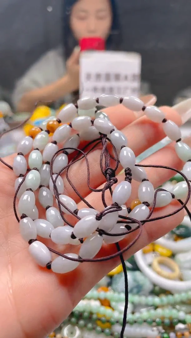 【闪购商品】翡翠颈饰未镶嵌/Q/翡翠A货一图一物