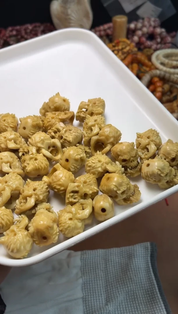 鹿骨手串/手链p1339 鹿角 尸陀林 有棕裂