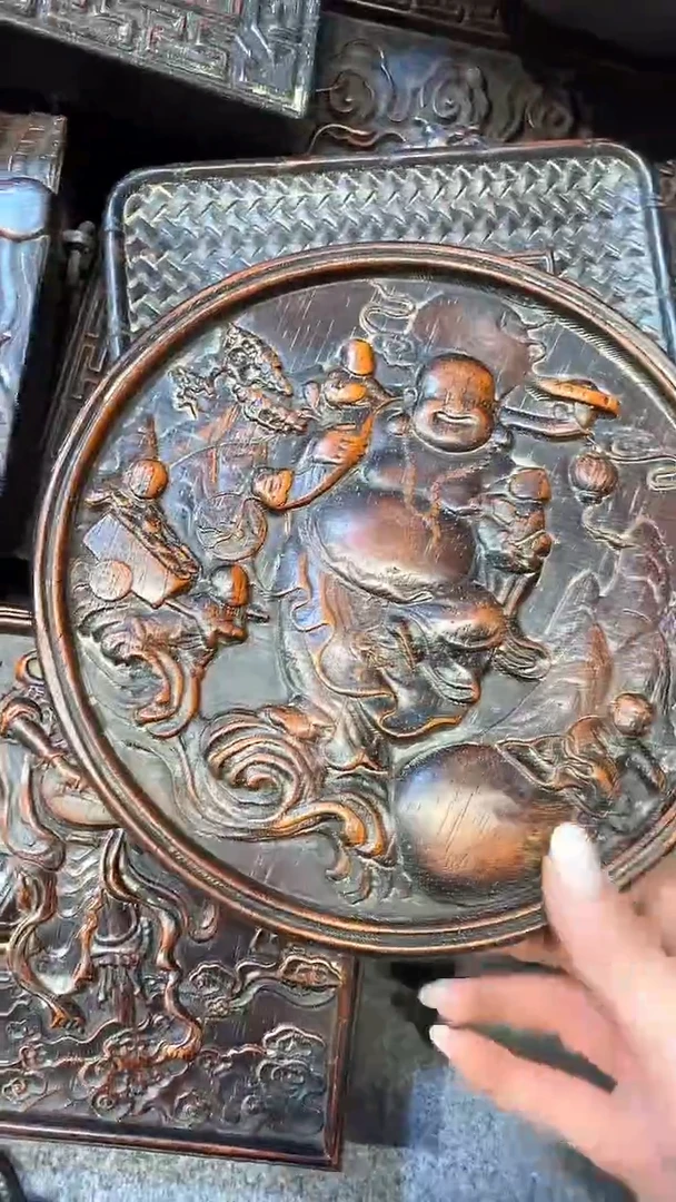 木紫檀雕刻一物一拍以直播间为准