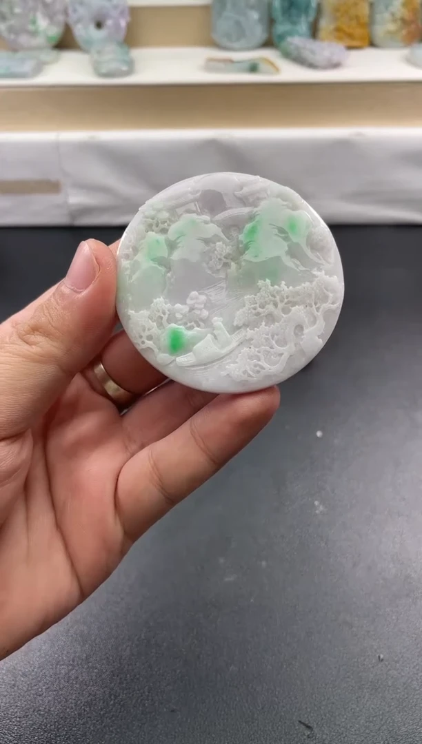 颈饰未镶嵌翡翠小*子25/11/14/.566