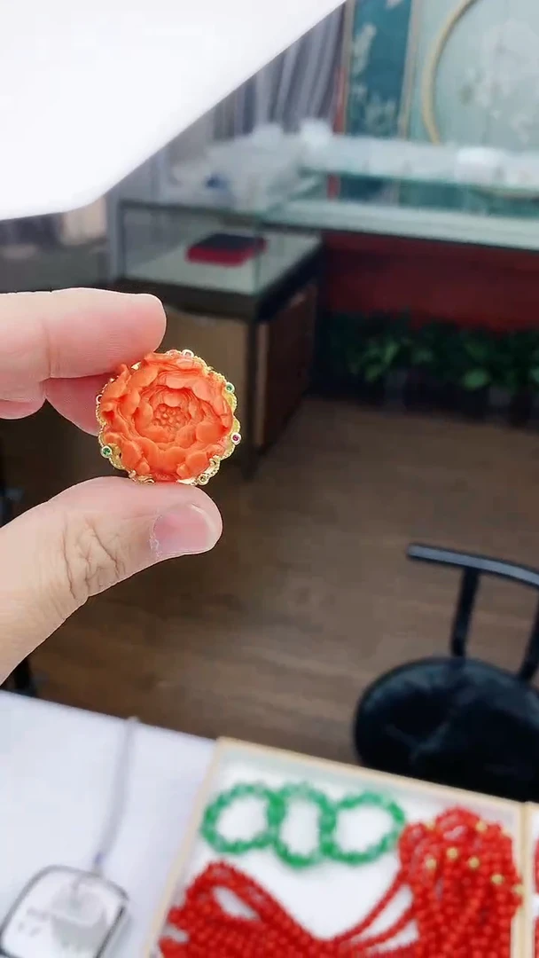 【闪购商品】翡翠戒指14K金镶嵌J21戒指